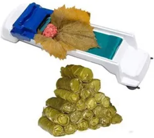 Grape Leaves Roller, Stuffed Vine Leaf Rolling Grape & Cabbage Leaves, Roller Machine, Vegetable Meat Rolling Tool for Beginners and Children Stuffed Grape & Cabbage Leaves Kitchen DIY