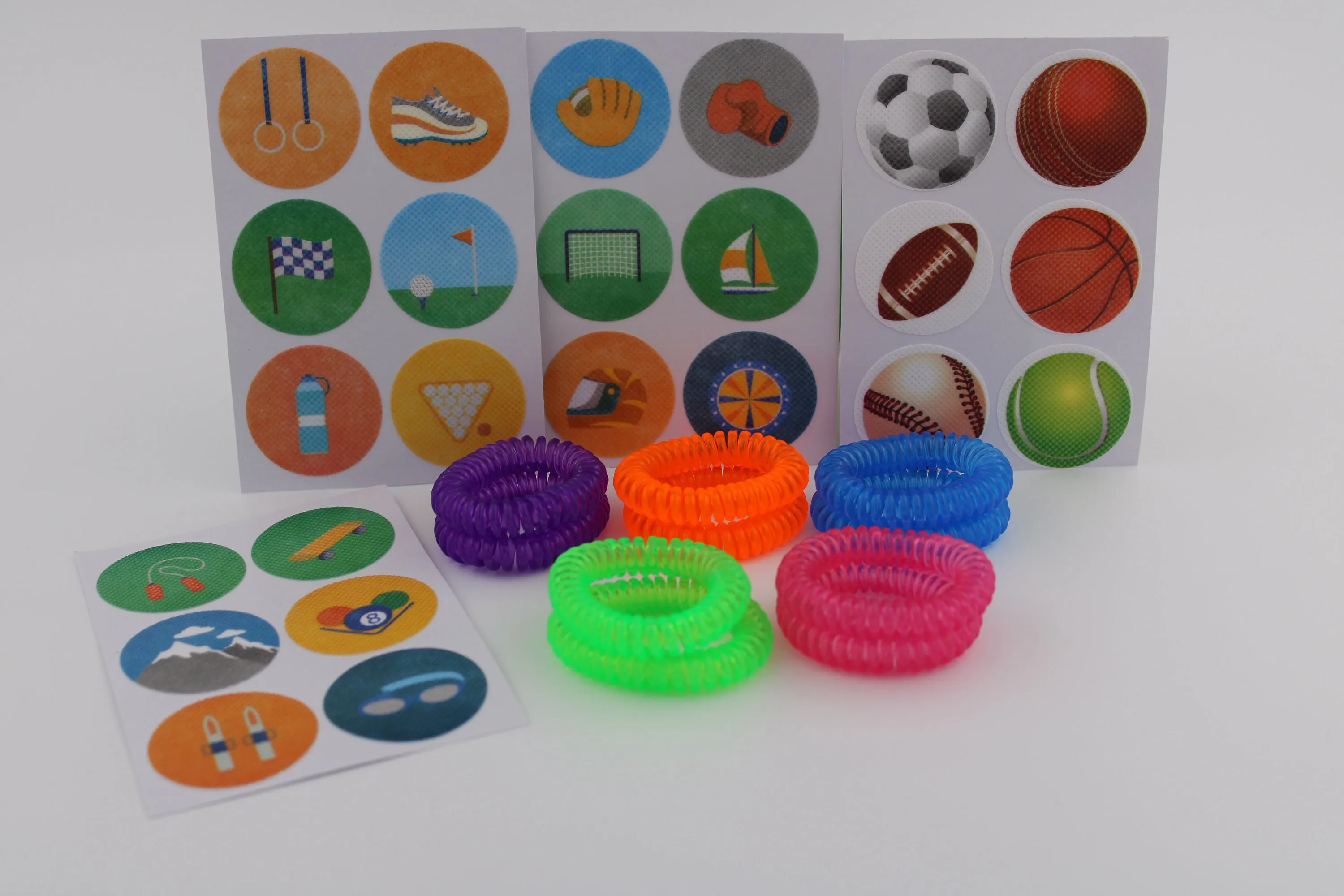Green-Nature Mosquito Repellent Bracelets 10 Individually Packed Bands and 24 Patches