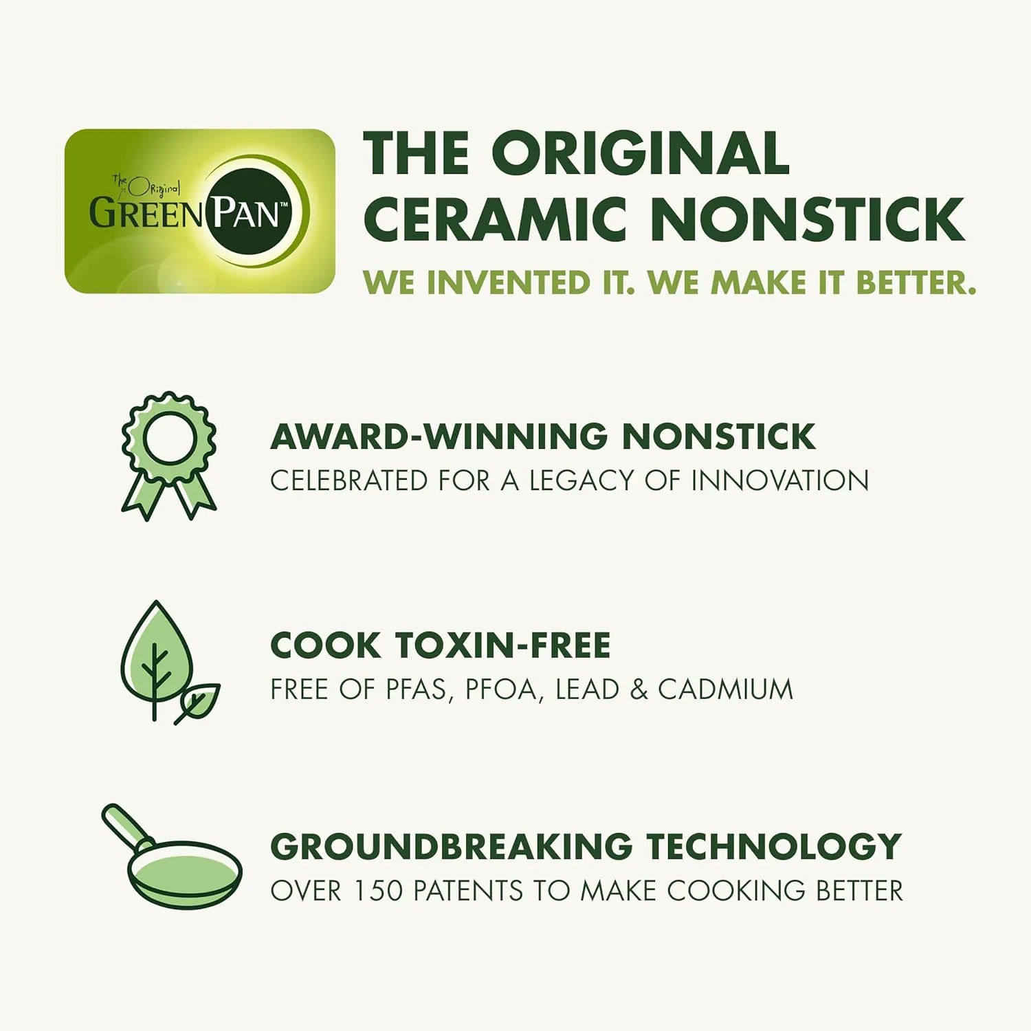 GreenPan Nova 8in and 10in 2 Piece Frying Pan Skillet Set, Healthy Ceramic Nonstick, PFAS-Free, Induction Suitable, Dishwasher and Oven Safe, Ocean
