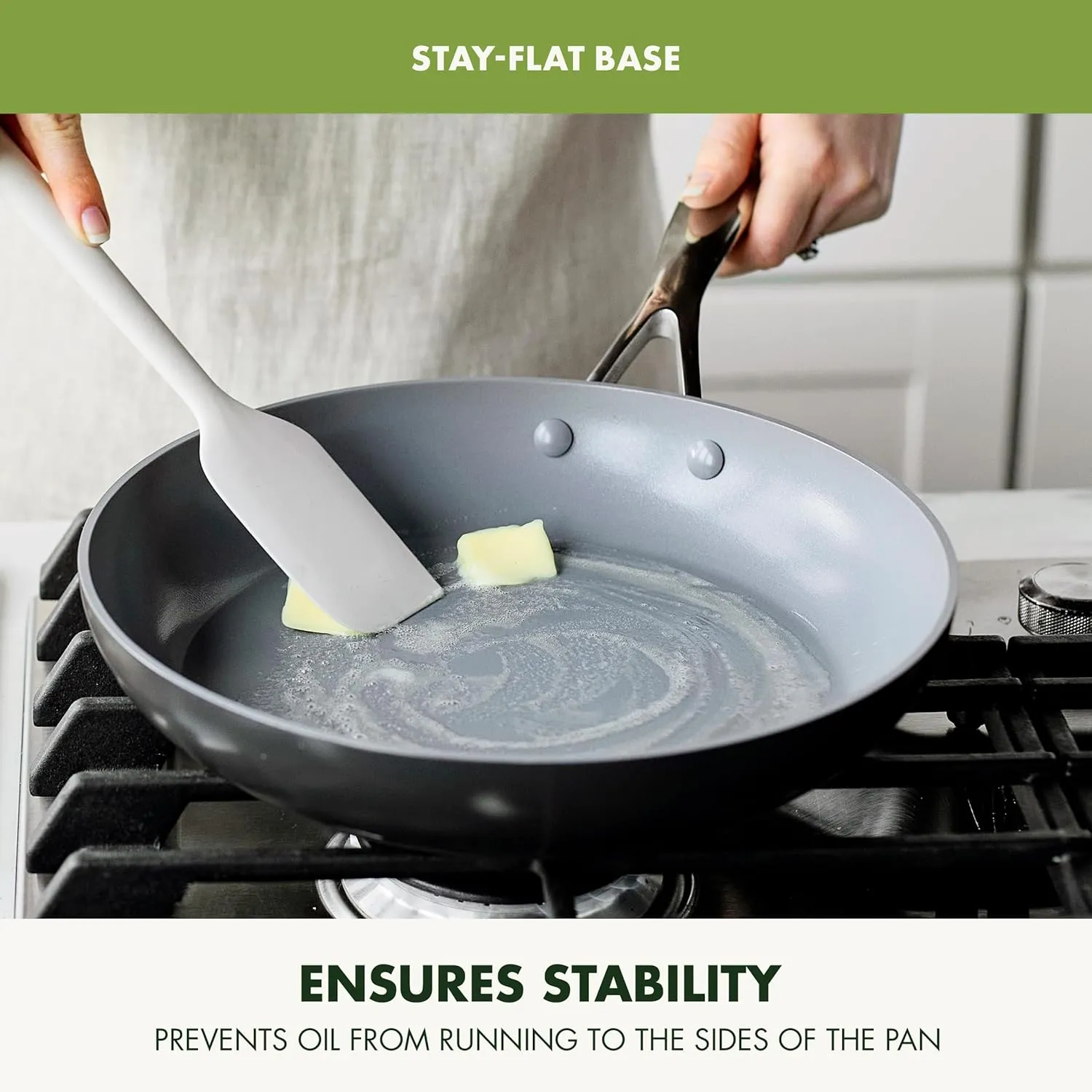 GreenPan Valencia Pro Hard Anodized Healthy Ceramic Nonstick 11" Frying Pan Skillet, PFAS-Free, Induction, Dishwasher Safe, Oven Safe, Gray