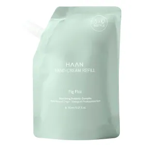 HAAN Hand Cream Refill Bag Nourishing Moisturizer for Dry, Cracked Hands, 96% Natural Ingredients - Fig Fizz Scent, 5.07 fl. oz