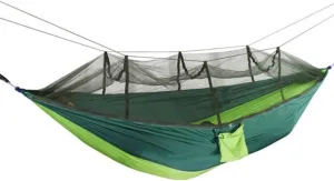 Hammock 260 * 140 cm Outdoor Camping Mosquito Net Net Hanging Portable Parachute Swing Indoor Expandable Double Bed Indoor Outdoor Camping Park (Color : Style 9) (Style 12)