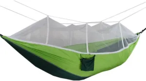 Hammock 260 * 140 cm Outdoor Camping Mosquito Net Net Hanging Portable Parachute Swing Indoor Expandable Double Bed Indoor Outdoor Camping Park (Color : Style 9) (Style 2)