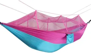 Hammock 260 * 140 cm Outdoor Camping Mosquito Net Net Hanging Portable Parachute Swing Indoor Expandable Double Bed Indoor Outdoor Camping Park (Color : Style 9) (Style 7)