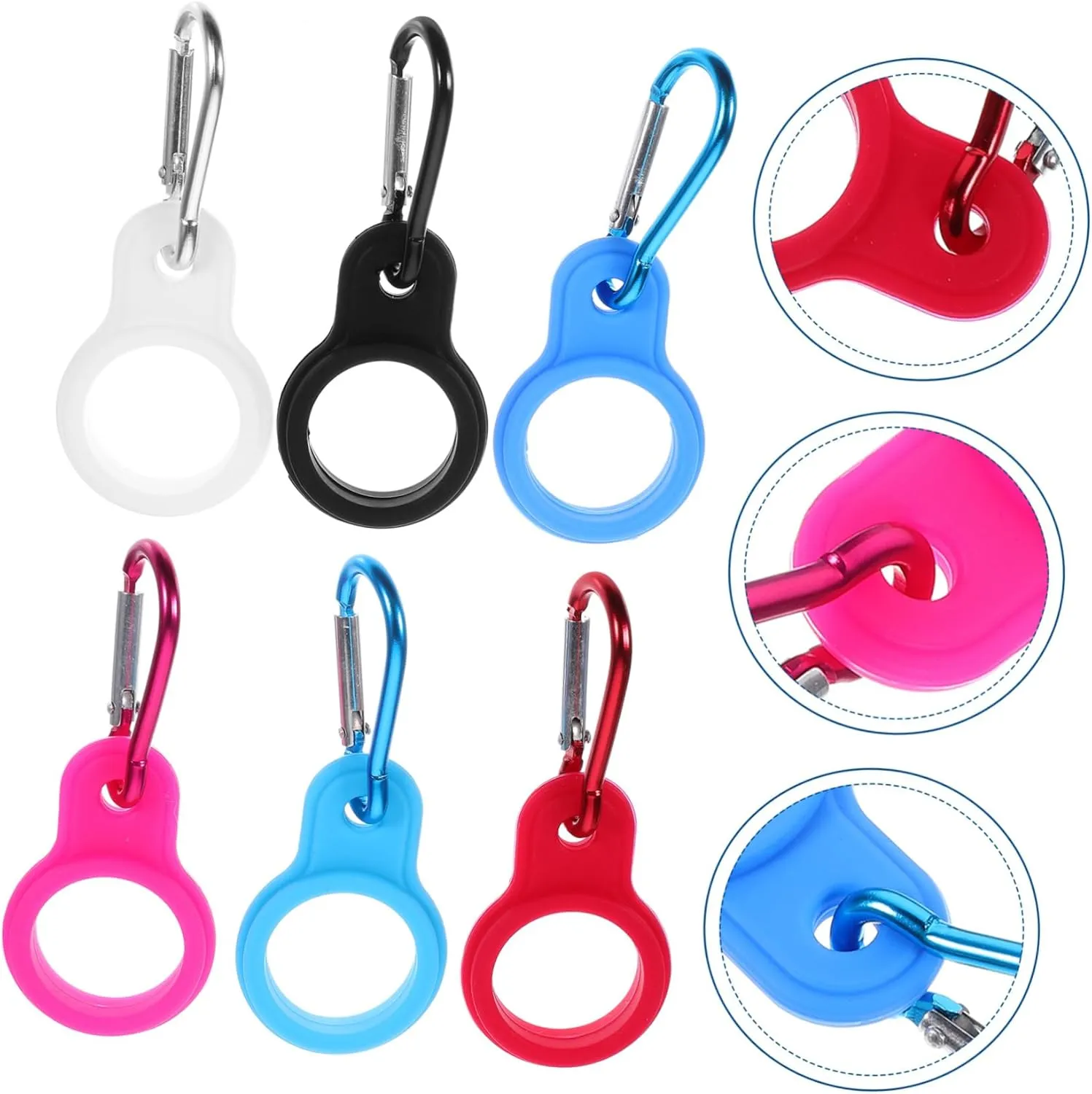 Happyyami 12 Pcs Kettle Buckle Travel Water Bottle Buckle Backpack Water Bottle Buckle Bottle Clips Convenient