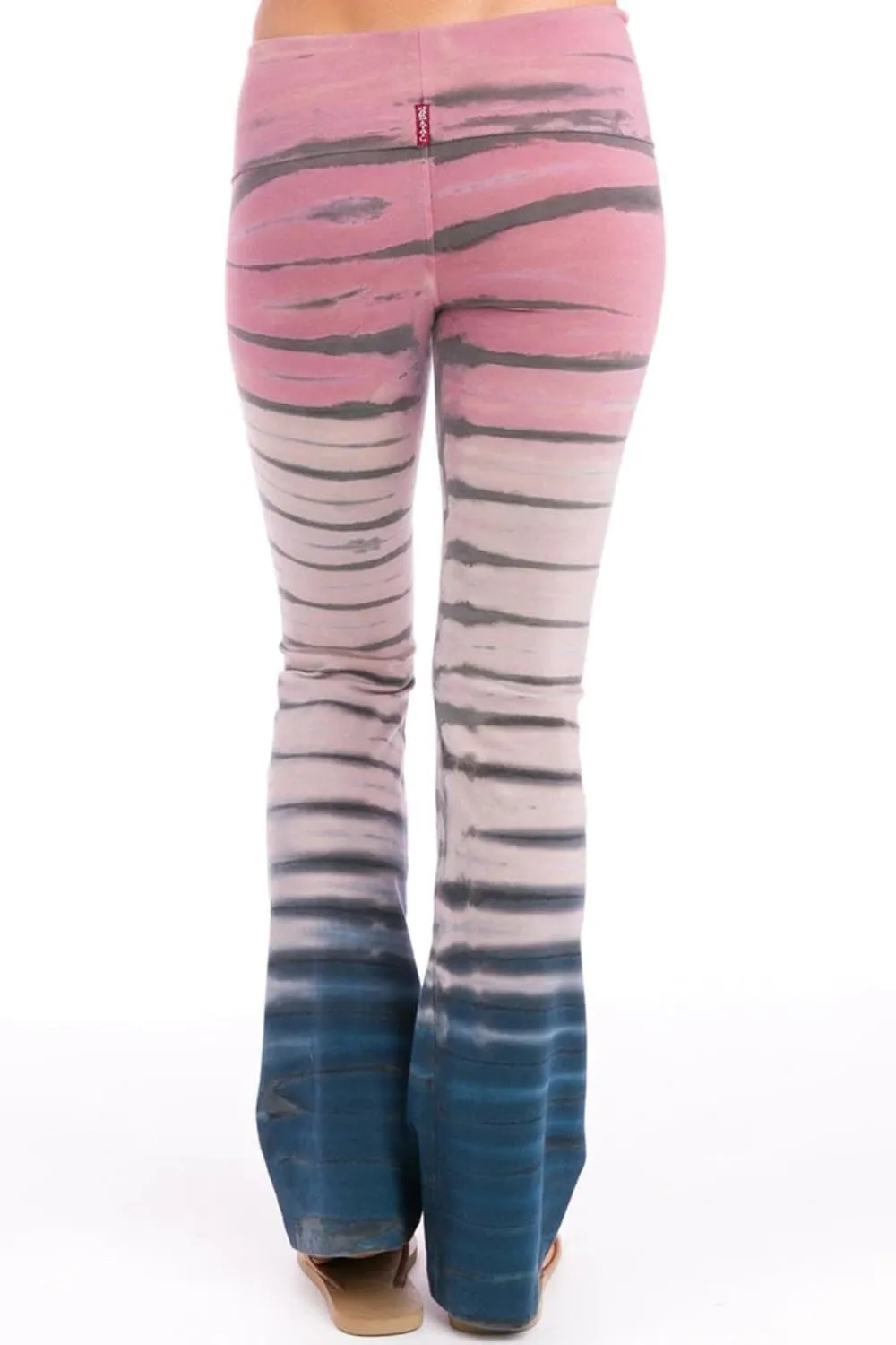 Hard Tail Roll Down Bootleg Flare Pant