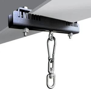 Heavy Duty Beam Clamp Hanger Mount,Heavy Bag Mount 360° Rotation Suitable for I or H Beam Clamps and Hangers Punching Bag Hanger for Boxing Muay Thai Training,Aerial Yoga Swing & Hammock