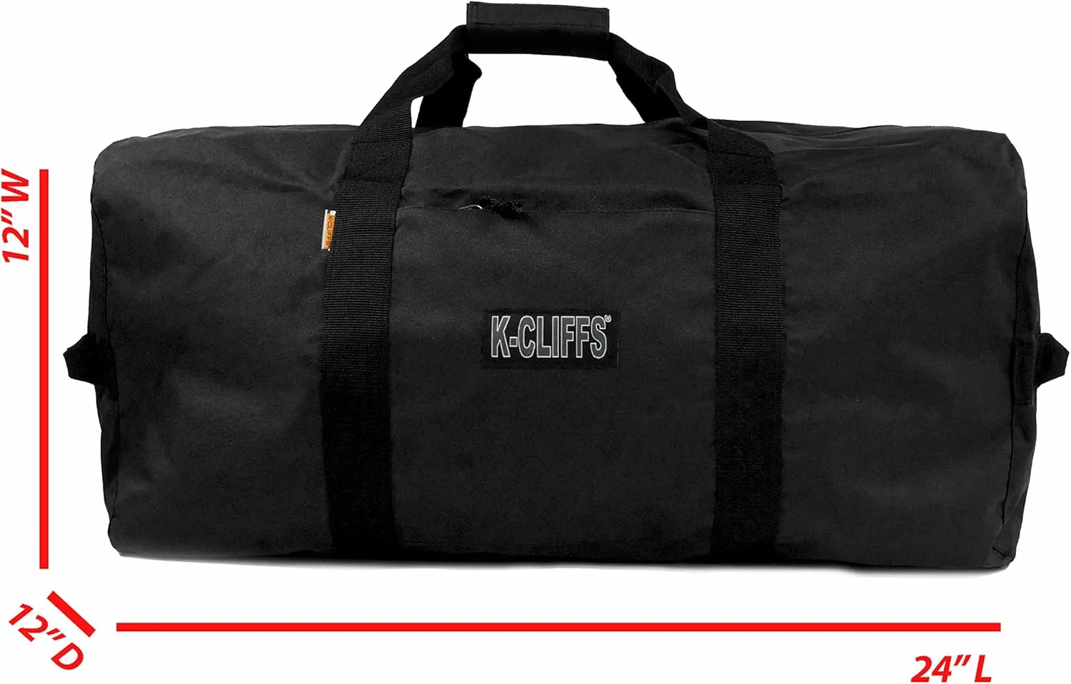 Heavy Duty Cargo Duffel Large Sport Gear Drum Set Equipment Hardware Travel Bag Rooftop Rack Bag (24" x 12" x 12", Navy)
