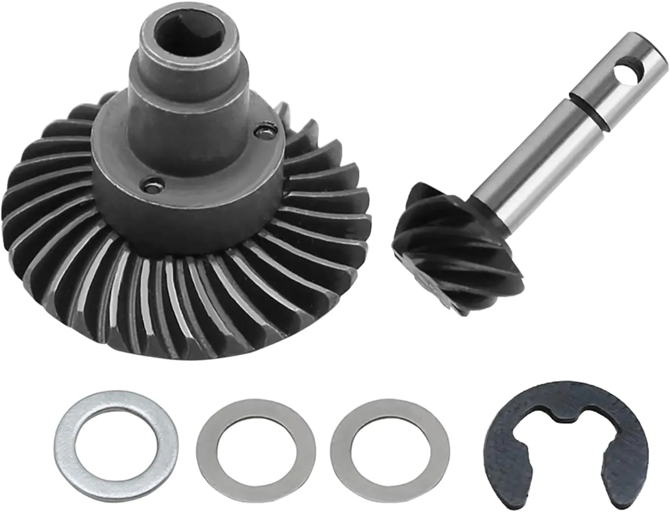 Heavy Duty Helical Overdrive Gear, 8T 30T RC Car Bevel Gear for Axial SCX10 II AR44 Axle Portal Spare Parts