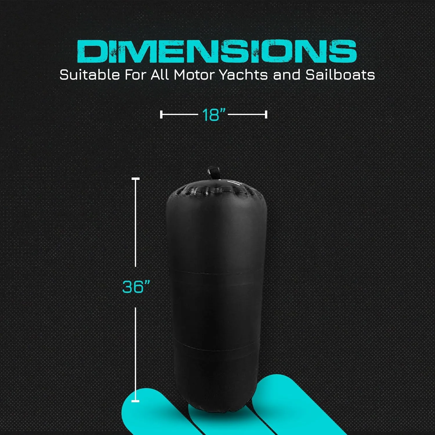 Heavy-Duty Inflatable Boat Fenders for Boats Yachts Sailboats Docks