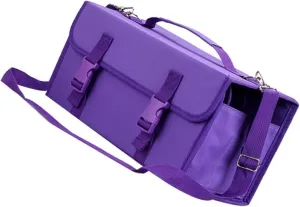 Heavy Duty Marker Storage Case Zipper Shoulder Strap and Binder Bag for Easy Transportation