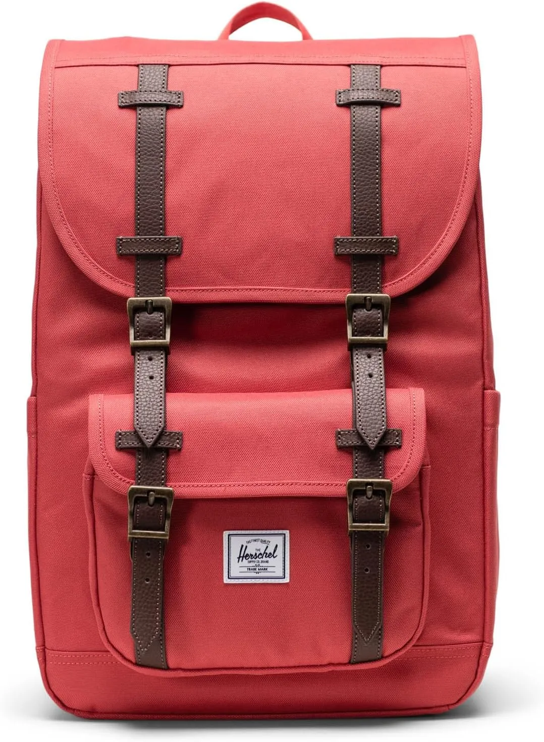Herschel Little America Mid Backpack – 21L Travel, Work & College Bag, Fits 16" Laptop, Padded Straps, Water Bottle Pocket, Durable Backpack for Men & Women, Mineral Rose