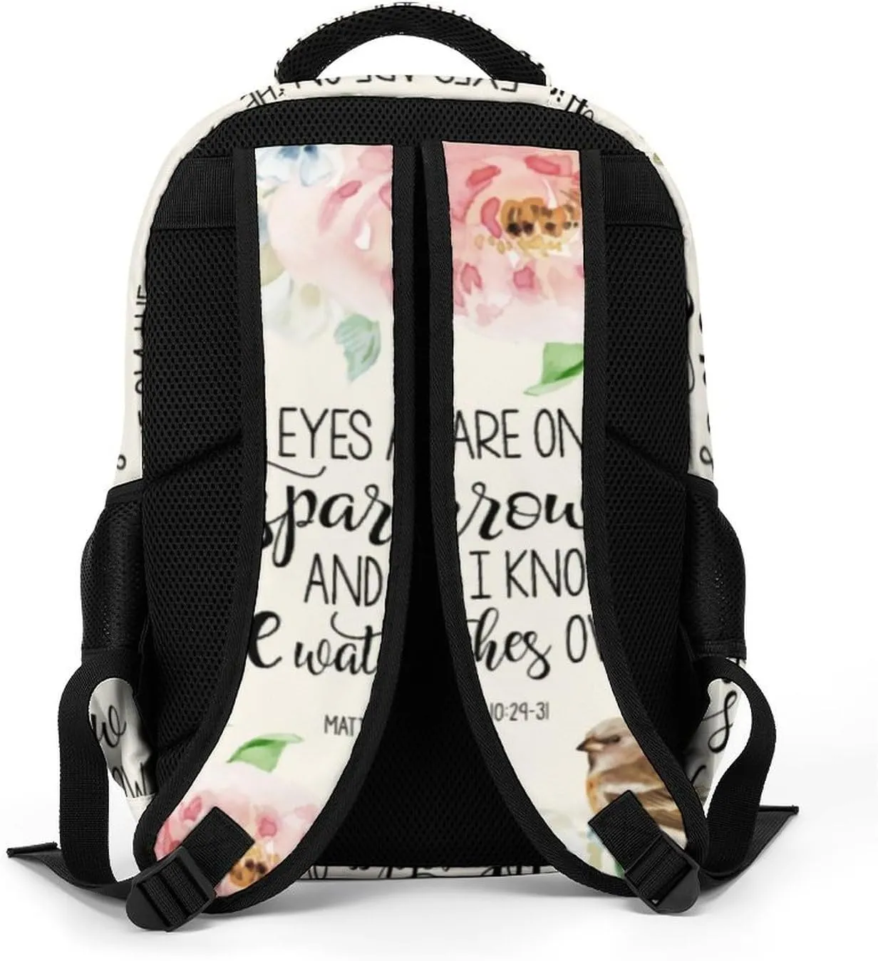 'His Eyes Are on The Sparrow Backpack Large Capacity Lightweight Backpack Laptop Backpack For Unisex