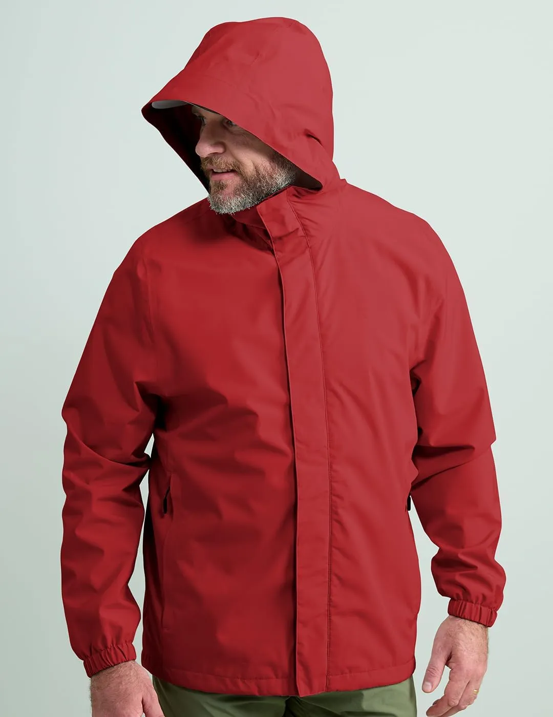HUK Men's Storm Jacket, Heavy Duty Fishing Rain Coat