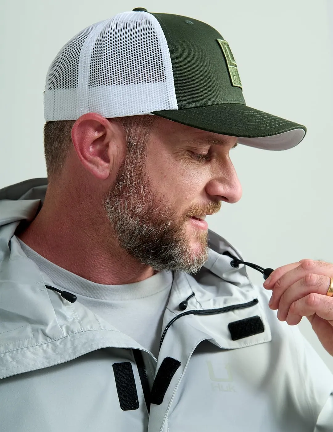 HUK Men's Storm Jacket, Heavy Duty Fishing Rain Coat