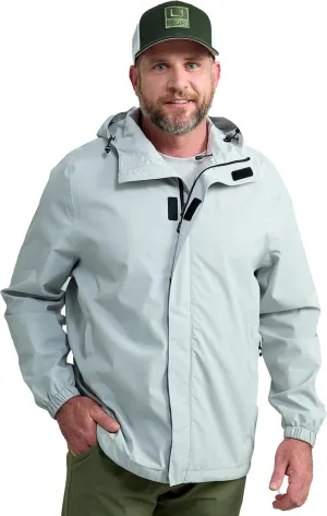 HUK Men's Storm Jacket, Heavy Duty Fishing Rain Coat