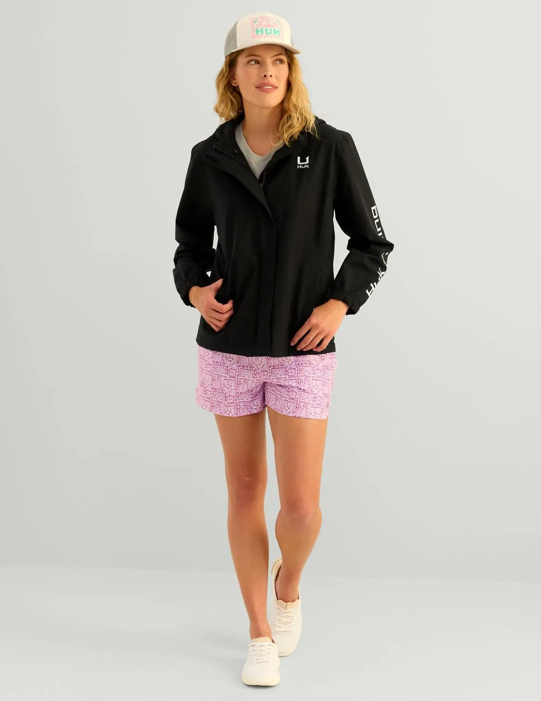 HUK Womens Storm Jacket, Heavy Duty Fishing Rain Coat for Women