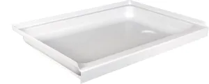 ICON 15238 Shower Pan Assembly SP2432RH-PW, Right Hand Drain