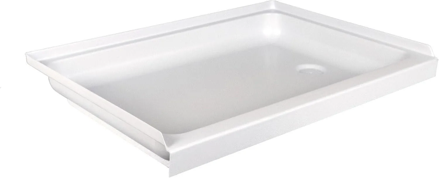 ICON 15238 Shower Pan Assembly SP2432RH-PW, Right Hand Drain