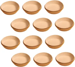 IMIKEYA Heat Resistant Baking Paper Pads 200pcs Non-stick Oil Absorbing Easy to Clean for Air Fryer Chicken Snacks