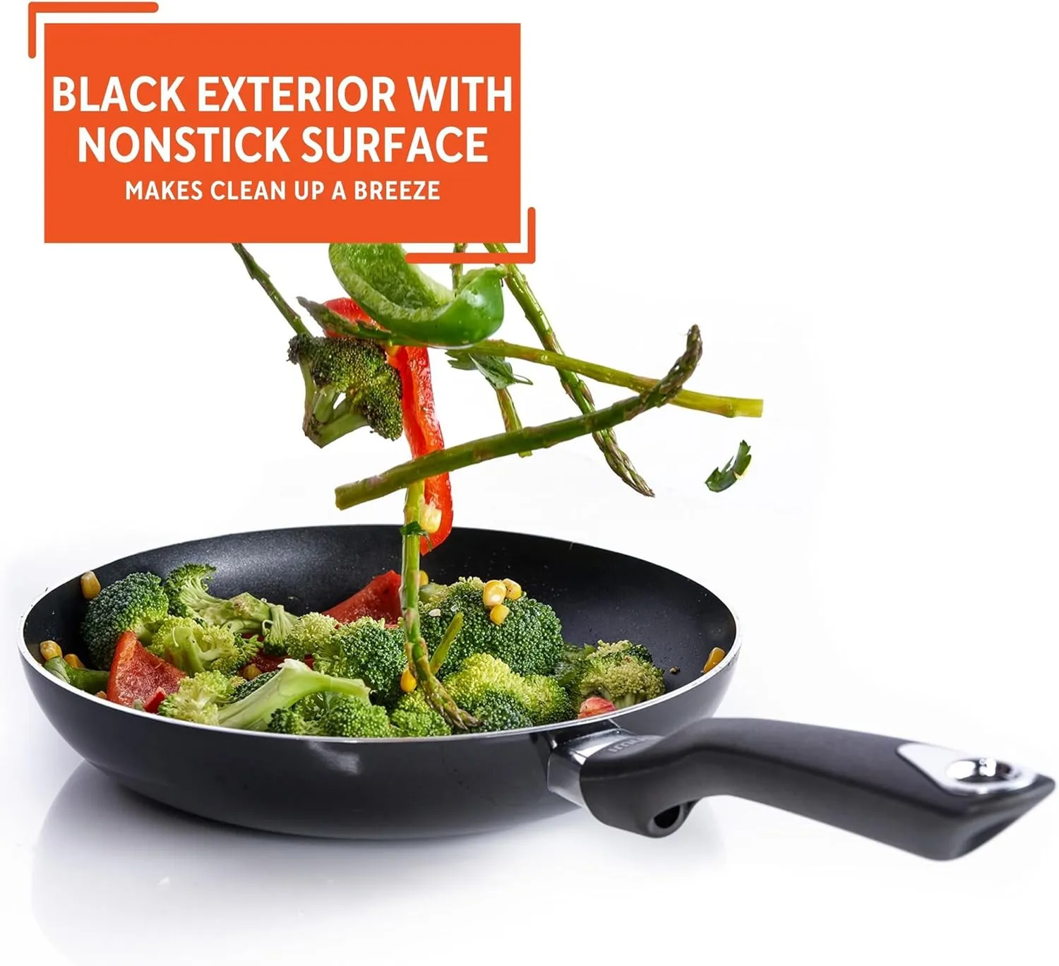 IMUSA Black USA IMU-25010TGT 10" Nonstick Bistro Saute Pan, 10 Inch