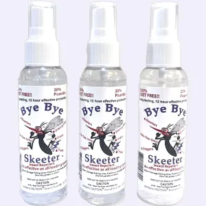 Insect Repellent Spray, DEET Free (2.2oz 3-Pack)