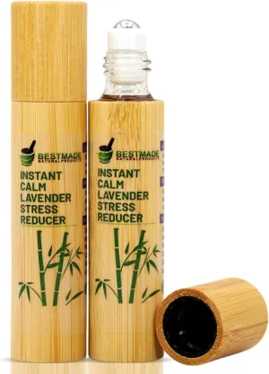 Instant Calm Roll-On with Lavender – Natural Support for Stress, Nervousness and Restlessness, 2 Bottles