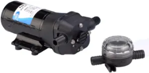 Jabsco 31705 Series Marine ParMax 4 Bilge and Shower Drain Pump, 258 GPH