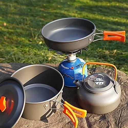JANNU - Outdoor 8pcs Cookware Kit