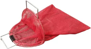 JCS Small Uncoated Galvanized Wire Handle Mesh Catch Bag, Approx. 15inch x 20inch