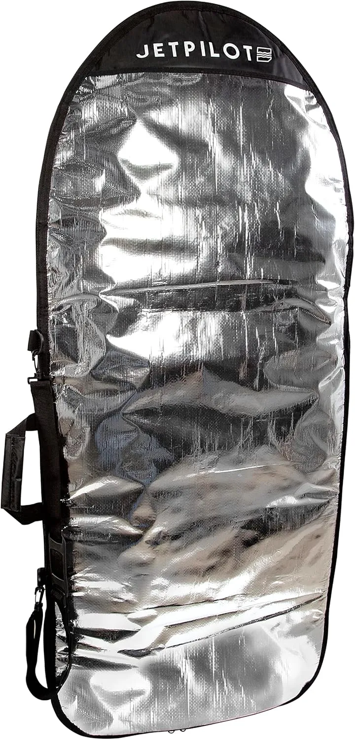 Jet pilot- 58” Wake Surfboard Bag - Heavy Duty Shell - Padded Interior - Reinforced Nose Section - Two-Way Zipper - Travel Bag - Storage - Light Weight - Wakeboarding