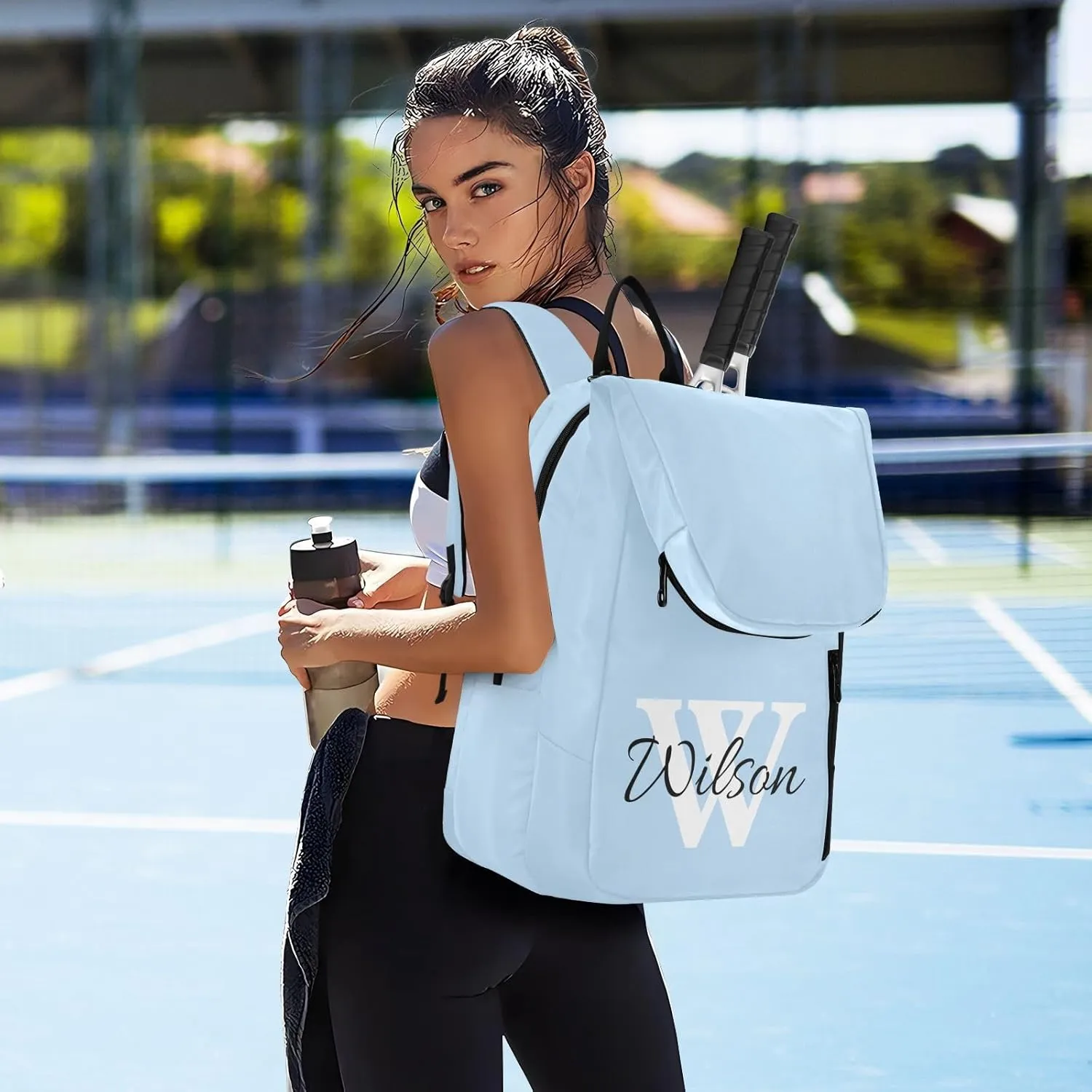 Joko Ivery Custom Tennis Bag Backpack Tennis Racket Bag Pickleball Bag Backpack Fits Badminton Paddles Sport Accessories