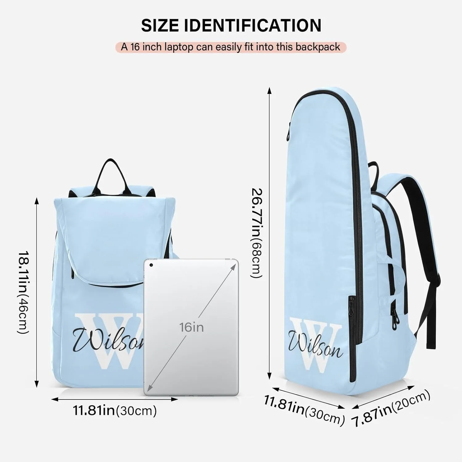 Joko Ivery Custom Tennis Bag Backpack Tennis Racket Bag Pickleball Bag Backpack Fits Badminton Paddles Sport Accessories