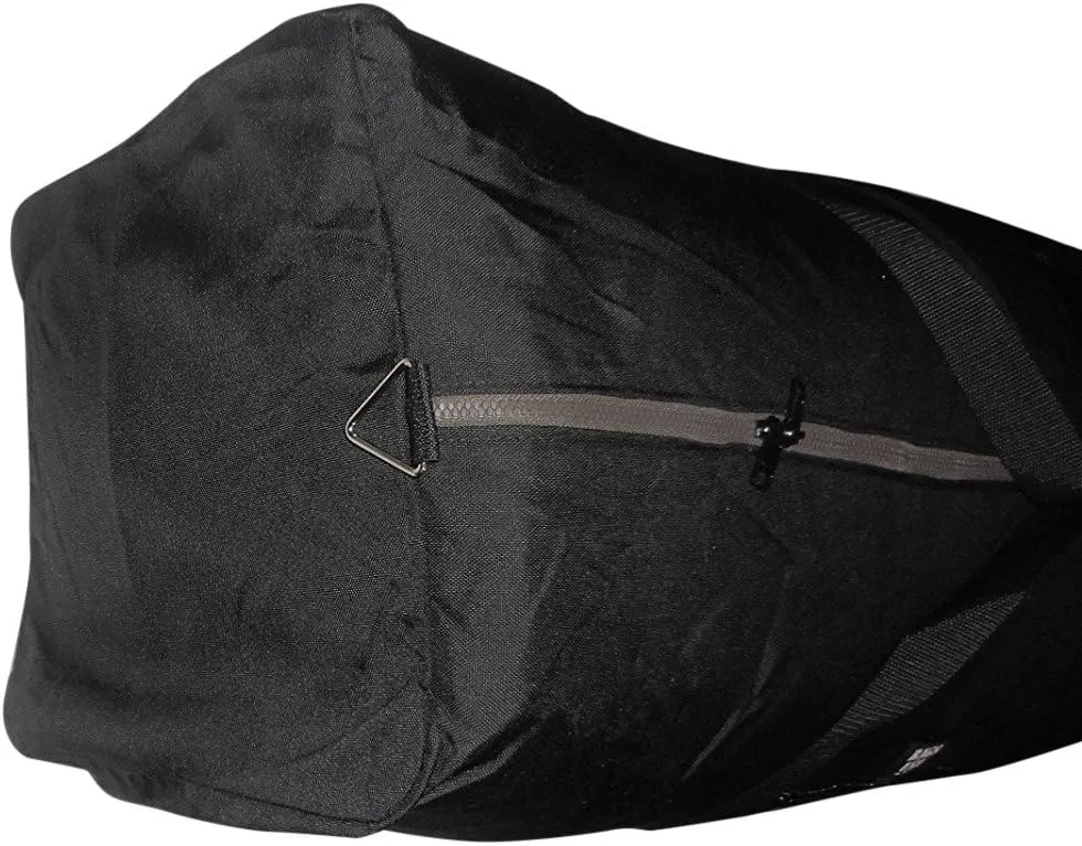 Jumbo Duffle Bag Holds Camping Gear,scuba Gear,river Raft Tube Made In USA. (Black)