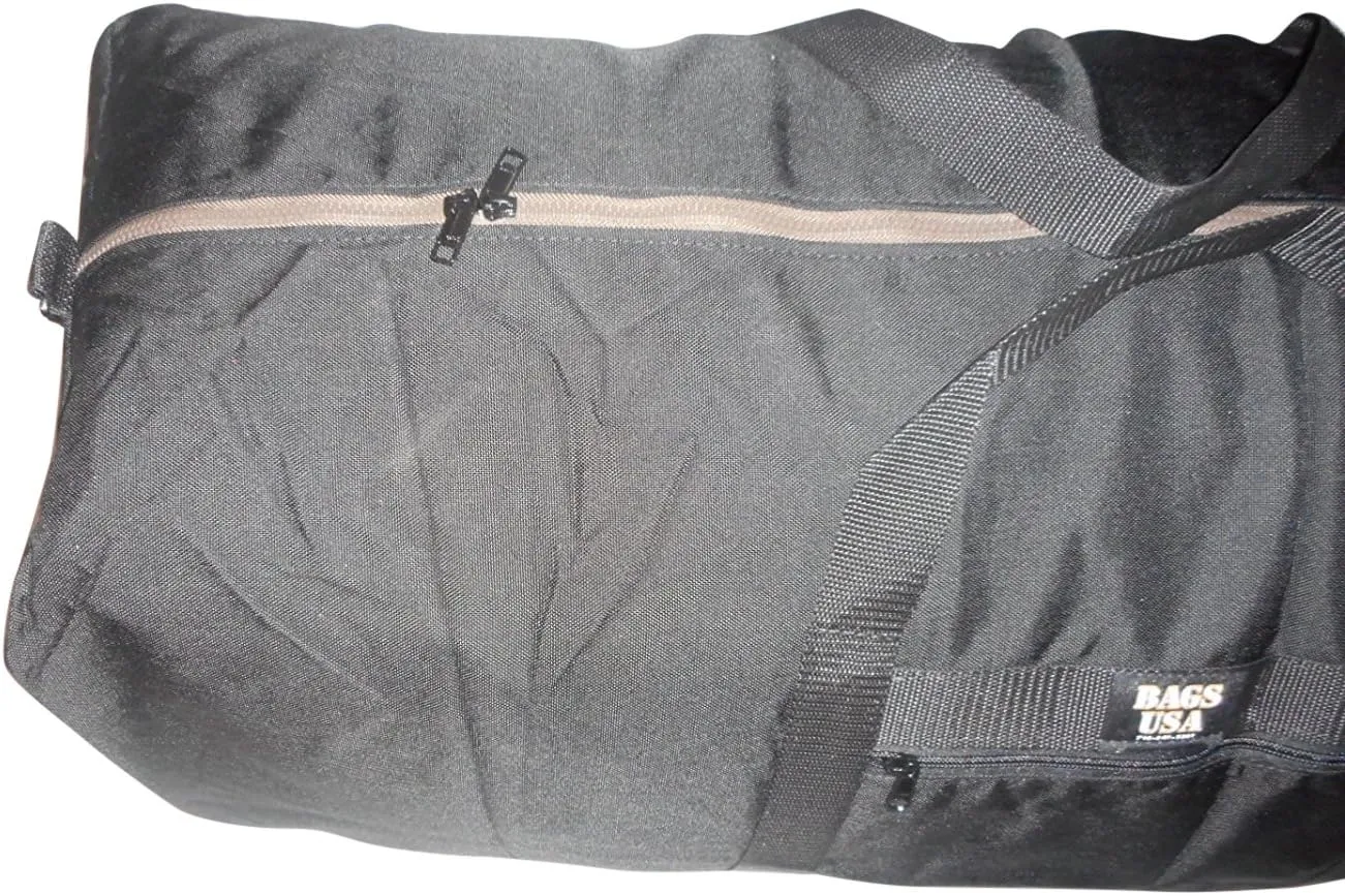 Jumbo Duffle Bag Holds Camping Gear,scuba Gear,river Raft Tube Made In USA. (Black)