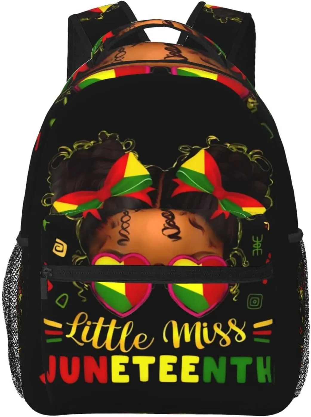 Juneteenth Black History Month Women Backpack Lightweight Laptop Backpack Casual Daypack Travel Double Shoulder Bag For Women Men