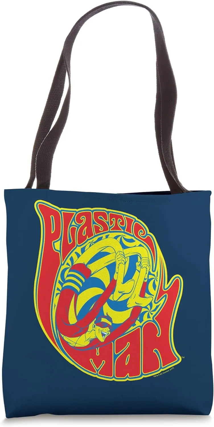 Justice League Plastic Man How I Roll Tote Bag