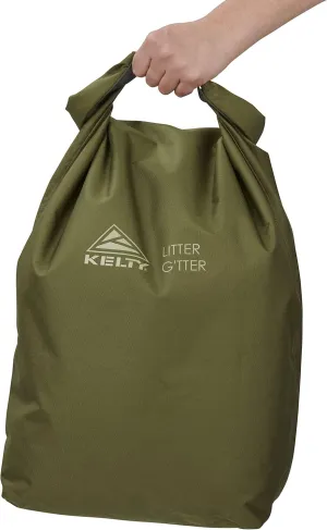 Kelty Litter G’tter Reusable Heavy Duty Garbage Bag and Carry Sack for Firewood, Cans, and Campsite Trash – Puncture   Water Resistant Fabric, Roll Top, 30L Capacity