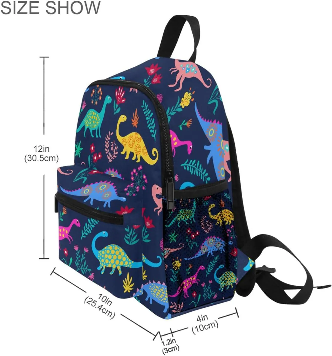 Kids Backpack Dinosaurs Cute Kids Pattern Todder Backpack Lightweight Preschool Kindergarten Book Bag Practical and Durable Daycare Bag for Travel,Toys