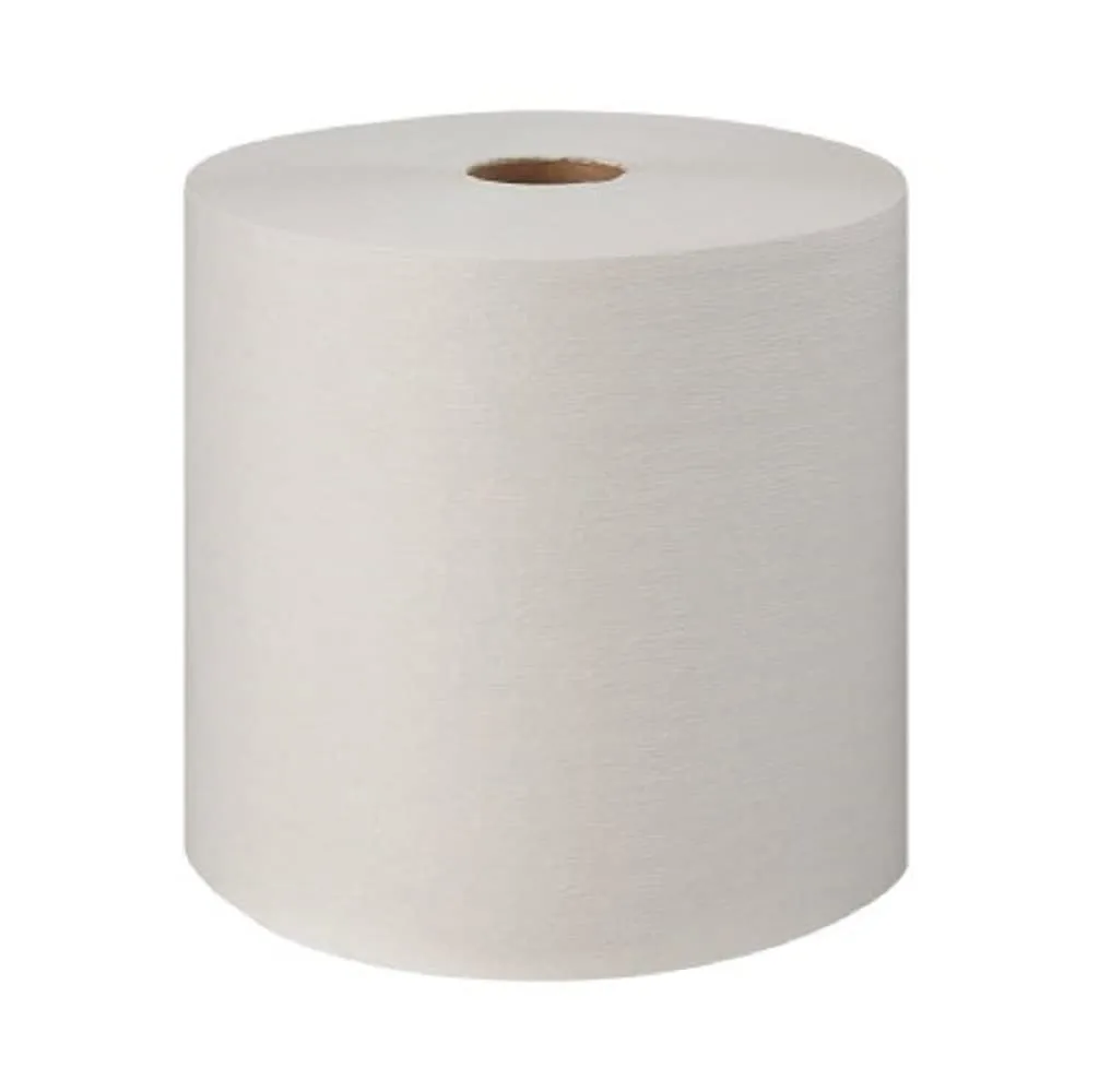 Kimberly Clark 50606 Scott Hard Roll Paper Towels, 8" x 600', White, Poly-Bag Protected (1 Individual Roll)