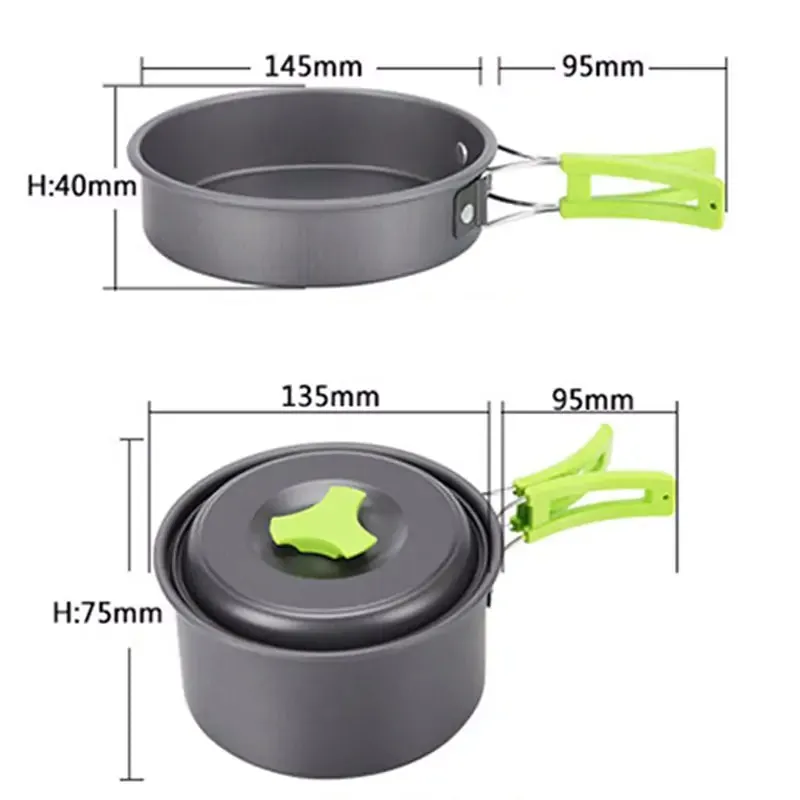 Kit Camping Outdoor Dual-purpose Multi-purpose Tableware
