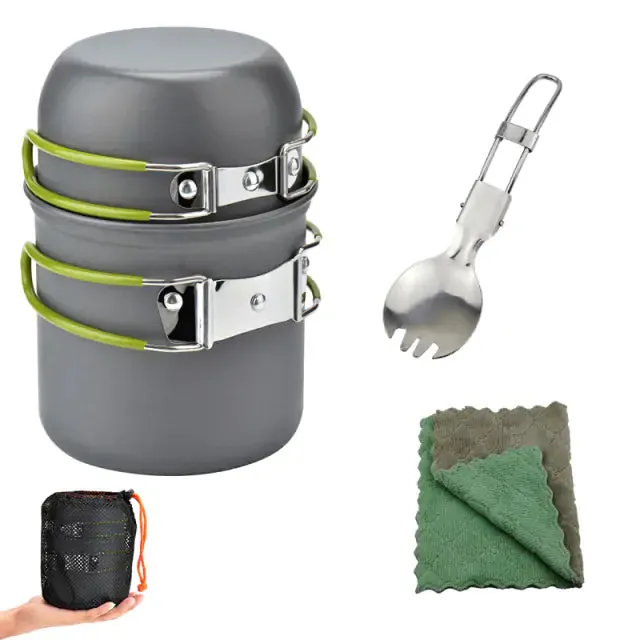 Kit Camping Outdoor Dual-purpose Multi-purpose Tableware