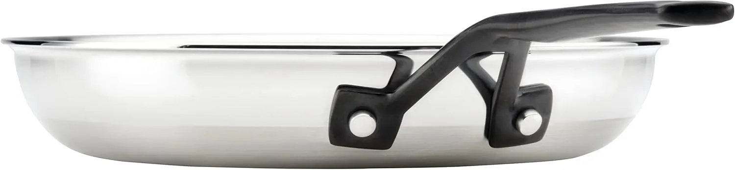 KitchenAid Polished Stainless Steel Frying Pan Set/Skillets