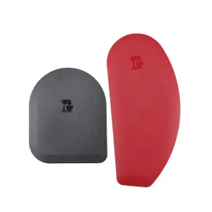 KitchenAid Universal Bowl Scraper Set Empire Red & Grey KQG0680
