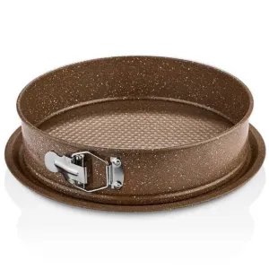 Korkmaz Torta Nonstick Granite Springform Cake Pan, 9.4"