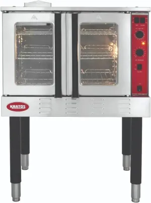 Kratos Commercial Electric Convection Oven, Full Size Free Standing Convection Oven for Restaurants, 3 Phase, 240V (29Y-061)