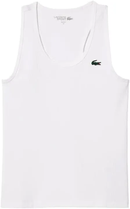 Lacoste Women's Slim Fit Ribbed Tank Top