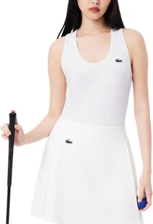 Lacoste Women's Slim Fit Ribbed Tank Top
