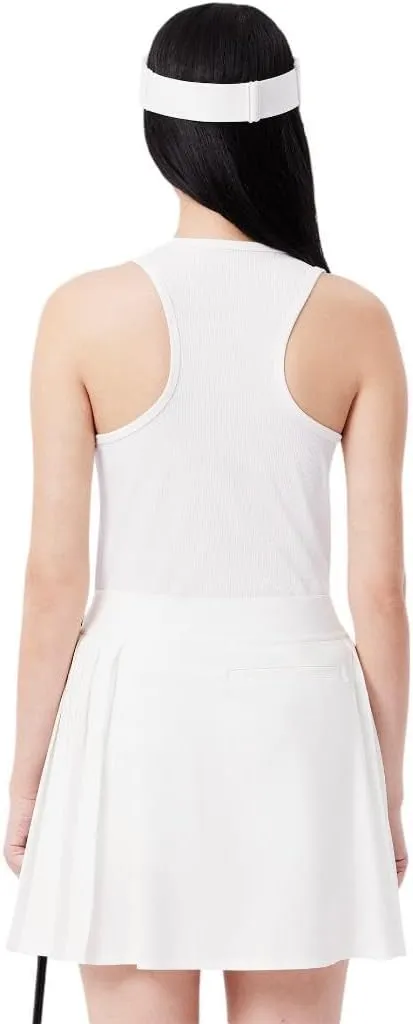 Lacoste Women's Slim Fit Ribbed Tank Top