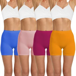 LALESTE Anti Chafing Slip Shorts for Women Under Dress Smooth Seamless Boxer Briefs Long Leg Boyshorts Underwear